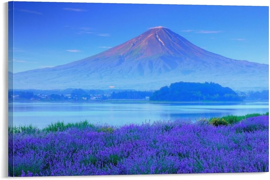【絵画】風景画 原画「富士山の見える風景」 絵画】風景画 原画「富士山の見える風景」